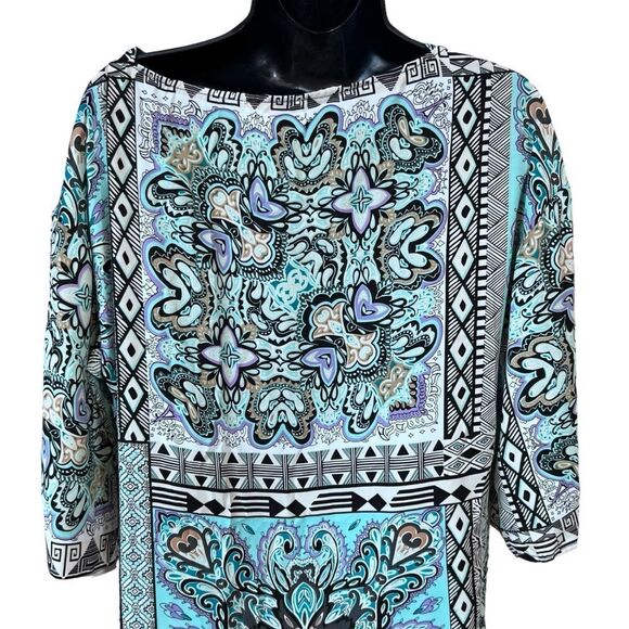 Laundry by Shelli Segal Paisley Print Shift Dress - Picture 8 of 10